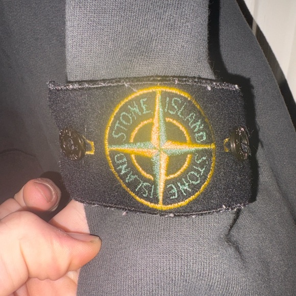 Stone Island Charcoal Hoodie - Picture 3 of 7